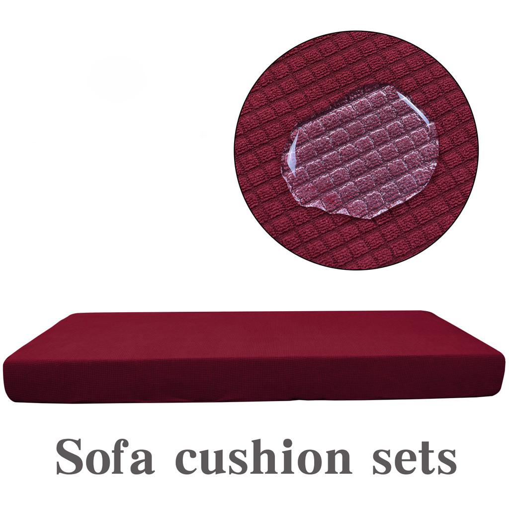 1-4 Seats Sofa Seat Cushion Cover Couch Stretchy Slipcovers Protector