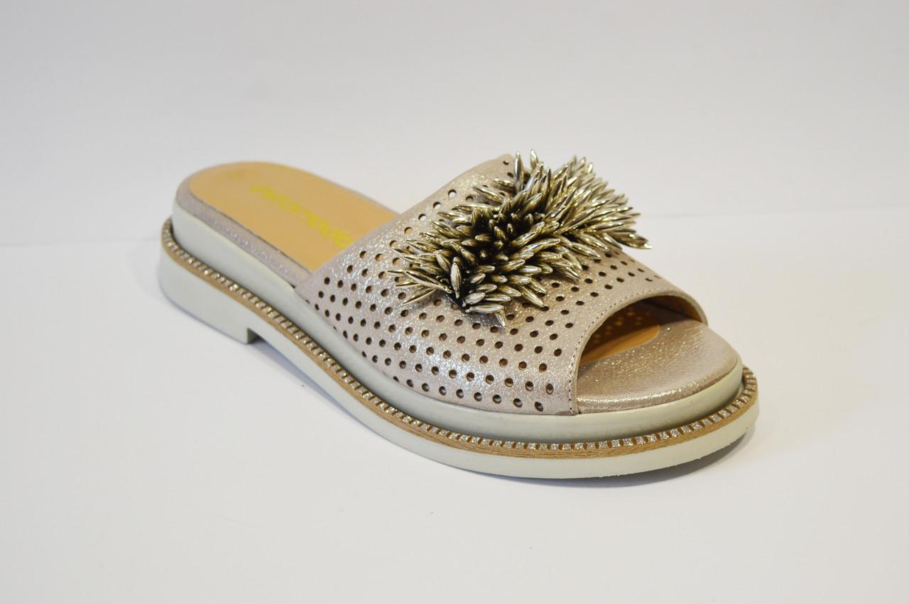 

Шльопанці Evromoda 2376215 36 Візон шкіра 37 лляний