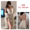 Sexy with chest pad, suspender, ice silk nightdress, female Xia Chun wants the wind, high-end lace, female pajamas, thin loungewear