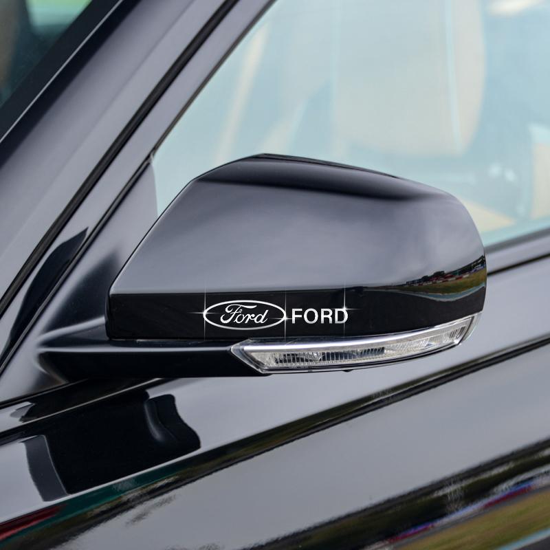 Car Styling Badge Stickers Car Audio Center Console Decoration Stickers For Ford Focus 2 MK2 MK5 Fiesta Mondeo Galax ST