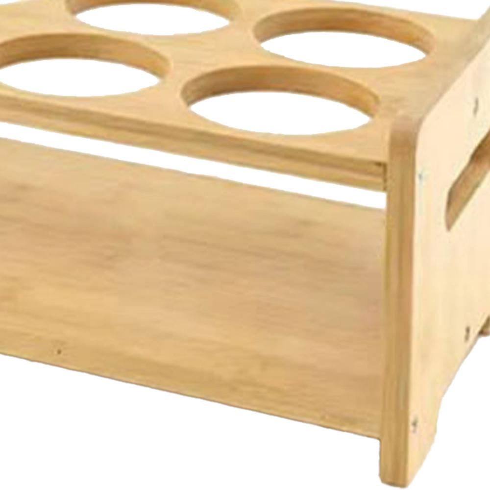 Kitchen Bottle Storage Rack 8 Holes Kitchen Countertop Seasoning Stand Organizer Space Saving Seasoning Bottle Stand For Oil