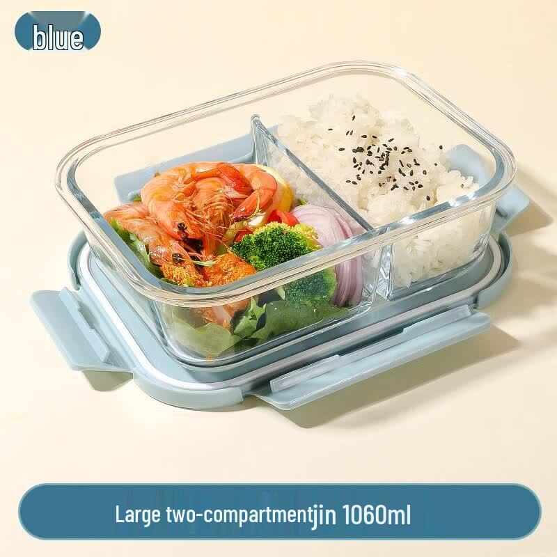 ZISIZ Glass Meal Prep Container