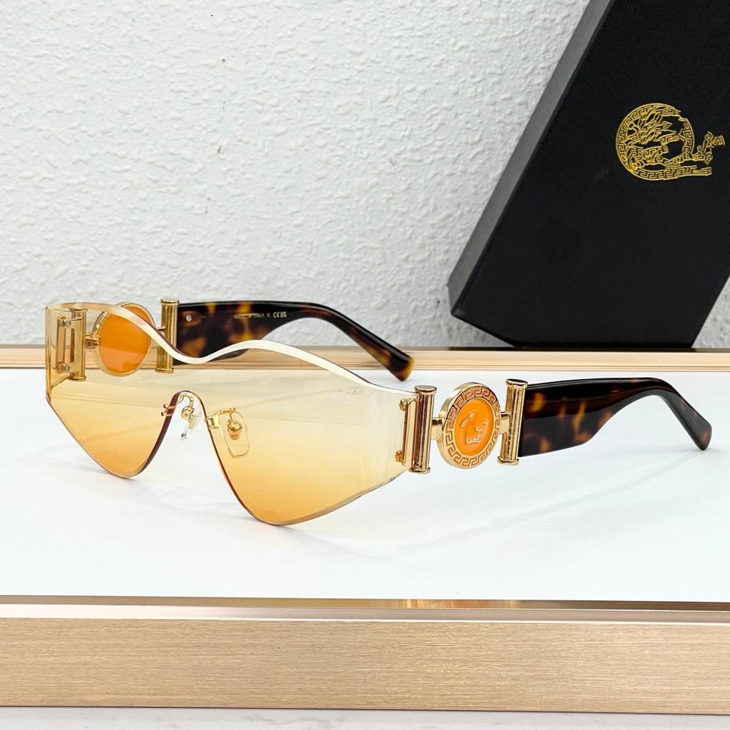 VE6824 Occhiali da Sole Moda Senza Montatura Unisex - Alla Moda, Versatili, Protezione Solare per Feste e Vacanze