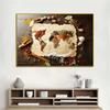 Spices Map Canvas Painting Grains Spoon Peppers Wall Art Kitchen Poster Print Decorative Picture For Dining Room Home Decor Unframed