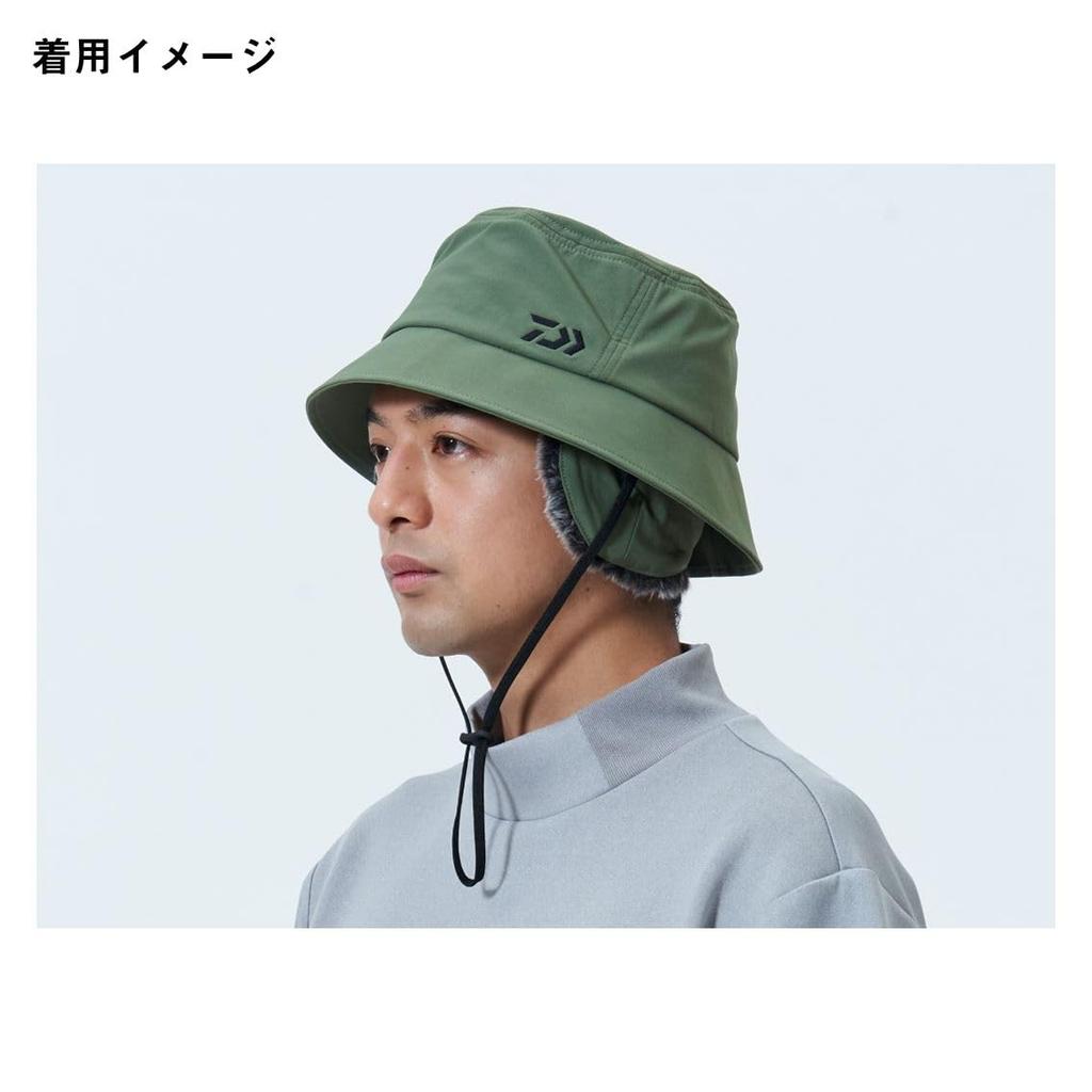 Daiwa Stormfleece Bucket Hat Olive Free Size DC-9025W Green,