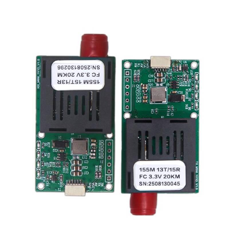 FPV Drone Fiber Optic Module - 1-Way Video to Fiber Optic TTL for Sky-to-Ground Embedding