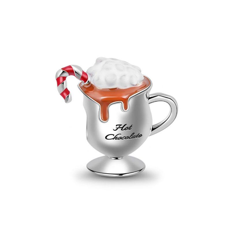 New Europe Beer Coffee Juice Cocktail Charm Bead Fit Original Bracelet Diy Women Jewelry Giftcopper Making Accessories