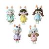 Cartoon Resin Girl Accessories: DIY Phone Case, Fridge Magnet, Keychain, Shoe Charms