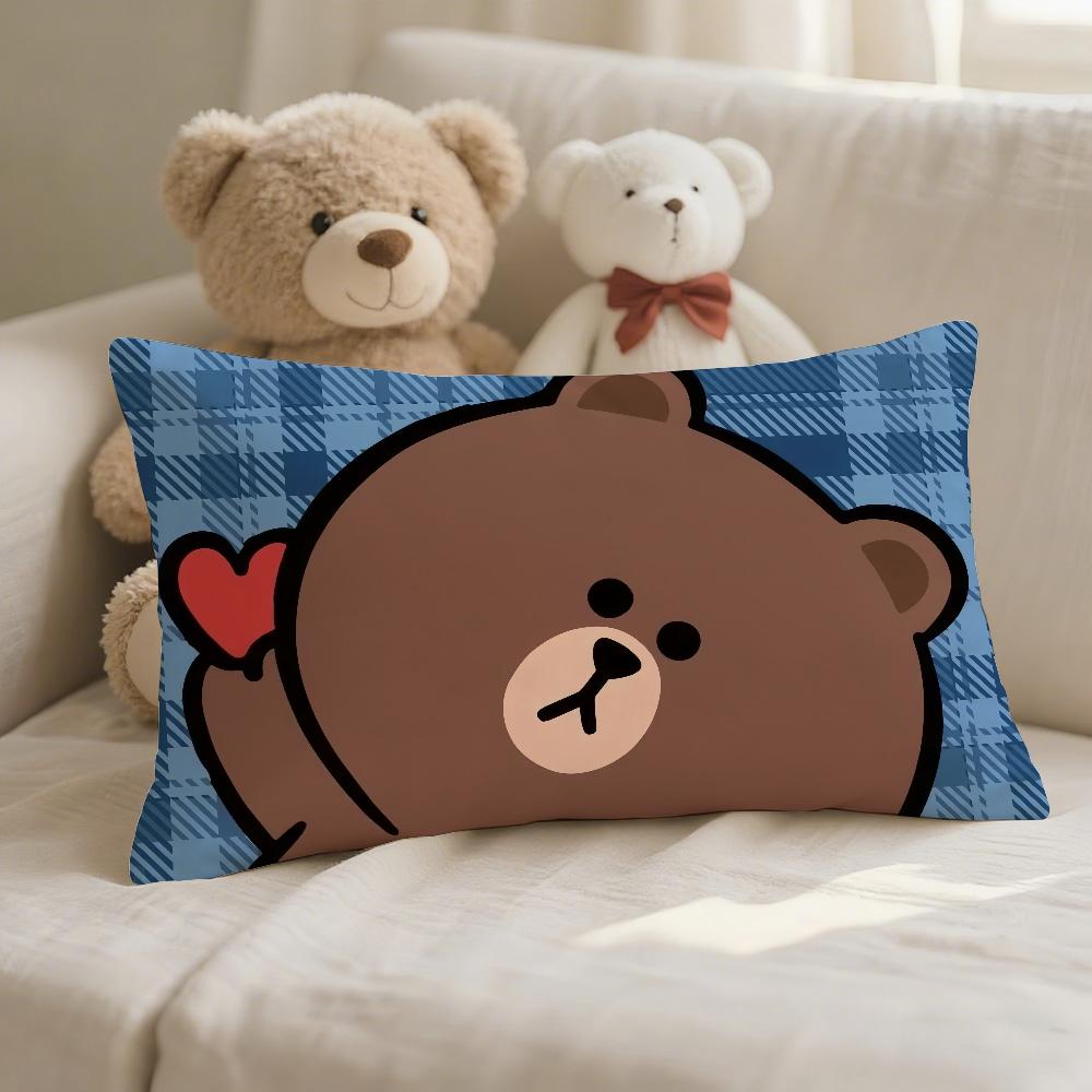 Fashion Cartoon Pillow Case Sofa Living Room Bedroom Headboard Backrest L-Line F-Friends Cute Cushion Nap Time