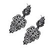 Pierced Women Boho Long Fashion Hollow Earrings Zinc Zinc Alloy Leaves Dangle Earrings