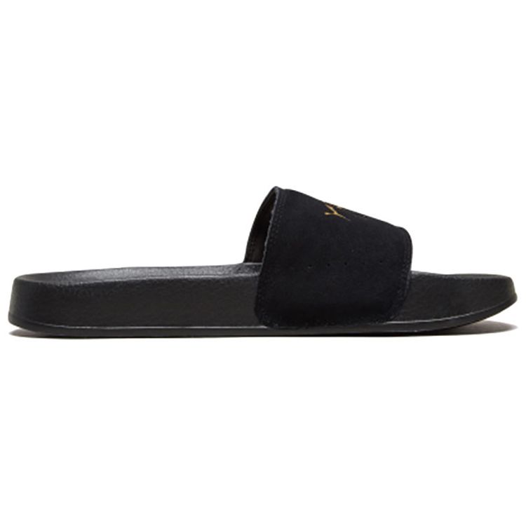 Puma Leadcat Suede Slide Black Team Gold Unisex Sneakers 365758-01