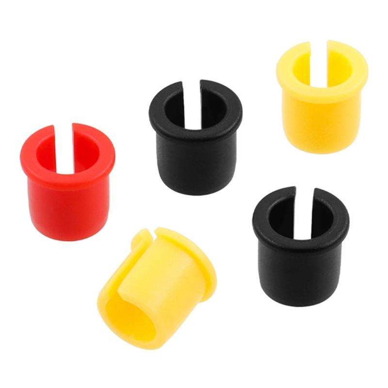 Pack of 10 Plastic Valves Caps Valves Plugs for Bicycles Tires In 3 Color Easy Installation Enhancing Seal and Safety