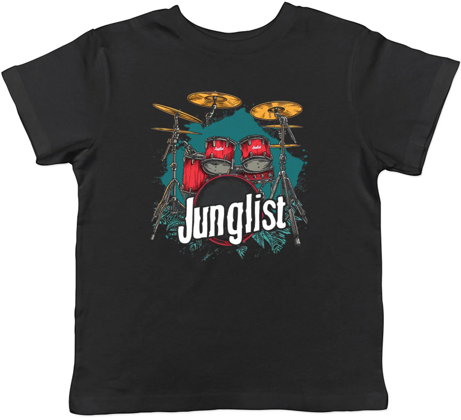

Junglist Drum and Bass Kids T-Shirt DnB Musician DJ Jungle Childrens Boys Girls 110