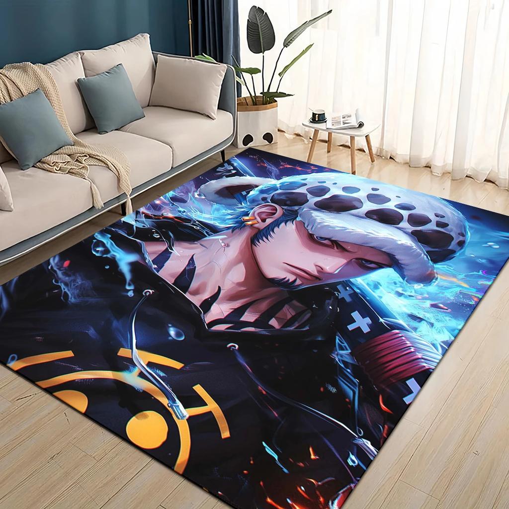 Cartoon 3D One Piece-e Japan Anime Carpet Rug for Living Room Bedroom Home Sofa Decoration,Kids Play Non-slip Floor Mat