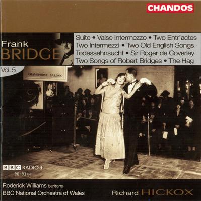 CD RODERICK WILLIAMS, FRANK BRIDGE, RI - Orchestral Works 5 CHAN10246 Chandos 2004 UK Classical Used