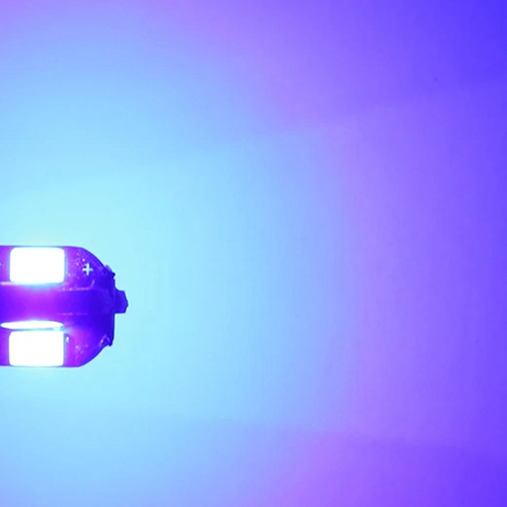 

Светодиодная лампа для автомобиля T10 W5W LED Canbus без ошибок Сверхъяркий свет для салона автомобиля SMD Автолампа Белый Янтарный Красный Лампа для чтения Купольная лампа 2pcs синий