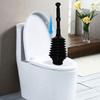 1 Stück/Los Tragbarer Flexibler Leistungsstarker Toilettenpömpel Verstopfungsentferner Hochdruck-Stoß-Pömpelwerkzeug für Verstopfte Badezimmer-Toiletten