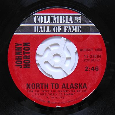 7inch Record JOHNNY HORTON - North To Alaska / The Battle Of New 1333004 Columbia US Rock Used