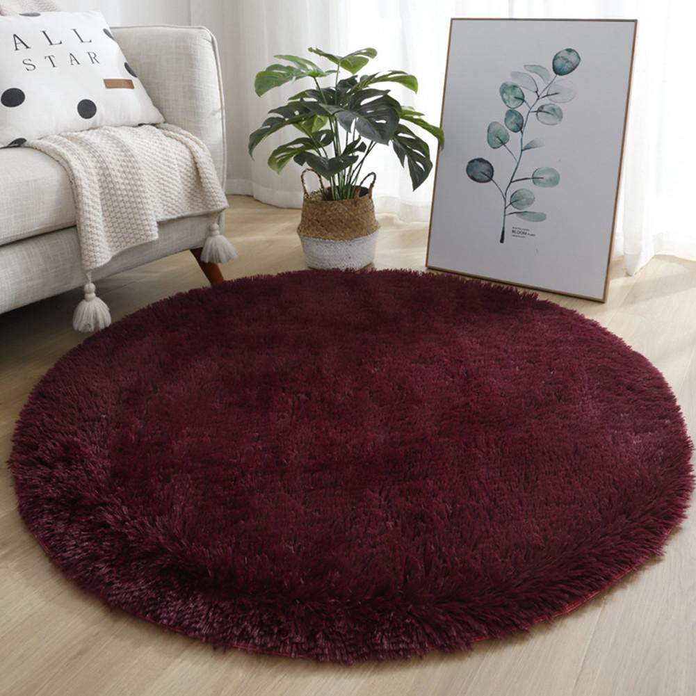 Carpet Plush Round Round Shaggy Silk Wool Sofa Blanket