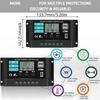 Solar Panel Regulator with LCD Display Double USB Port Solar Charging Controller for 12V 24V Systems Improved Control