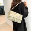 Leisure Soft Leather Shoulder Bag, Envelope Bag, Large Capacity for Work and Commuting Cross-body Bag