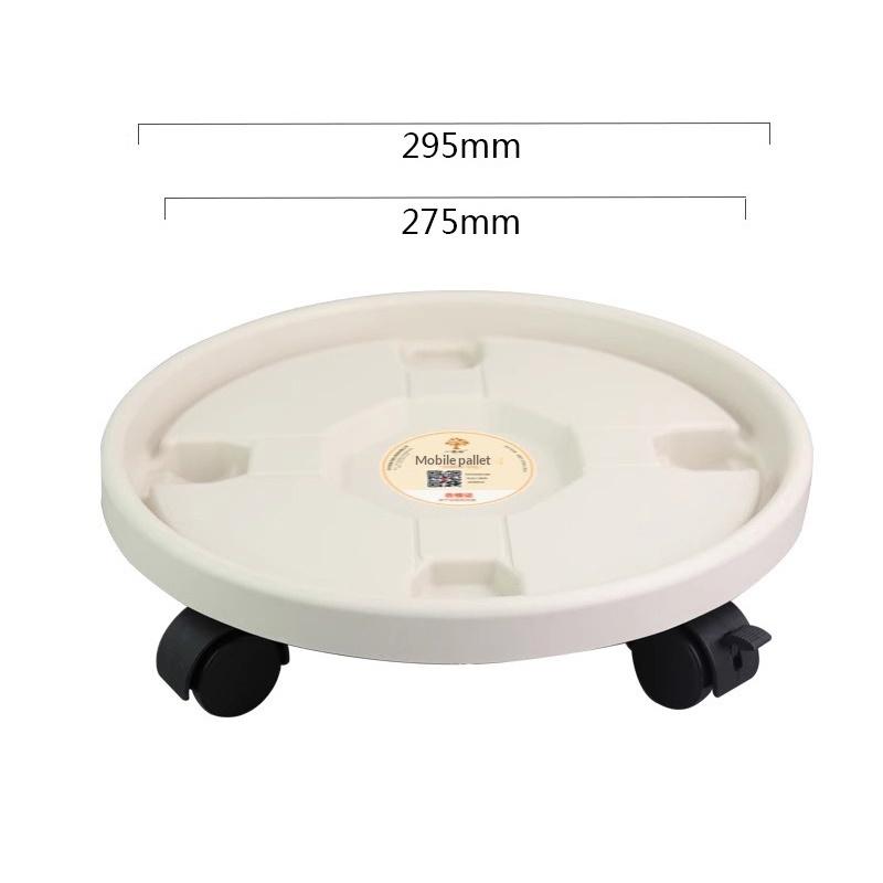 Universele Bloempot Wielen Ronde Plastic Schotel Zware Bloempot Rek Plant Verplaatsbare Rollende Potplant Standaard Met Wielen