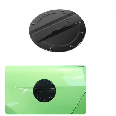 Exterior Filler Fuel Door Tank Gas Cap Cover Trim for Ford Mustang 2010-14 Black