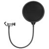 Microphone Filter Cover Dual Layered Mic Windscreen Isolation for Vocal Recording NEW