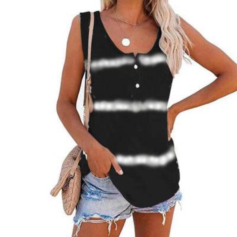 IHUASU Damen Mode Lässige U-Ausschnitt Ärmellose Blusen & Hemden