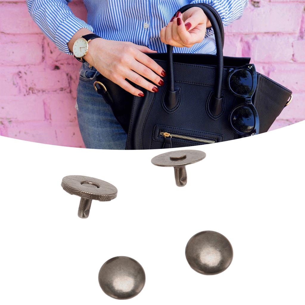 50 Set Magnetic Bag Clasps High Hardness Alloy Smoothing sy   Widely Used Magnet Buttons for Clothes