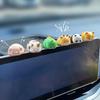 Mini Cartoon Animal Resin Decorative Toy Cute Computer Desktop Decoration Car Cute Doll Perfect Birthday Gift Choice Decoration