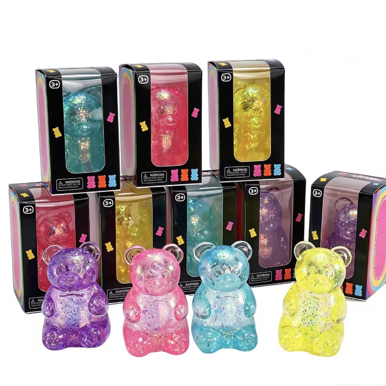 Bear Hand-Painted Slow Rising Stress Toy Decompression Toy One Size