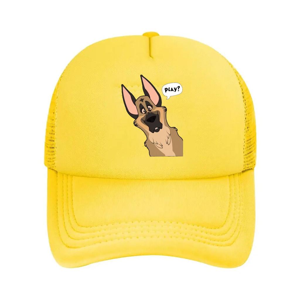 GerUnisex Shepherd Play Graphic Mesh Baseball Cap Casual Hat Outdoor For Womens Unisex FeUnisex