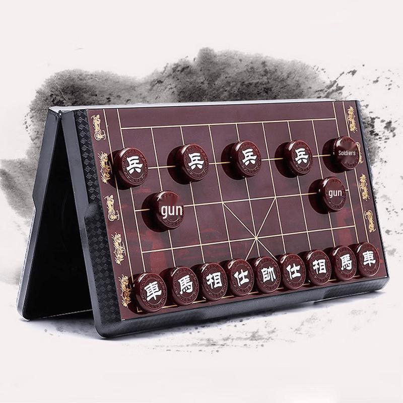 Portable Foldable Chinese Chess and Go Set