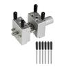 Space Saving Adjustable Miniature Metal Clamp Vise Ideal For Hobbyists And Technical Assembling Detailed Craft Projects