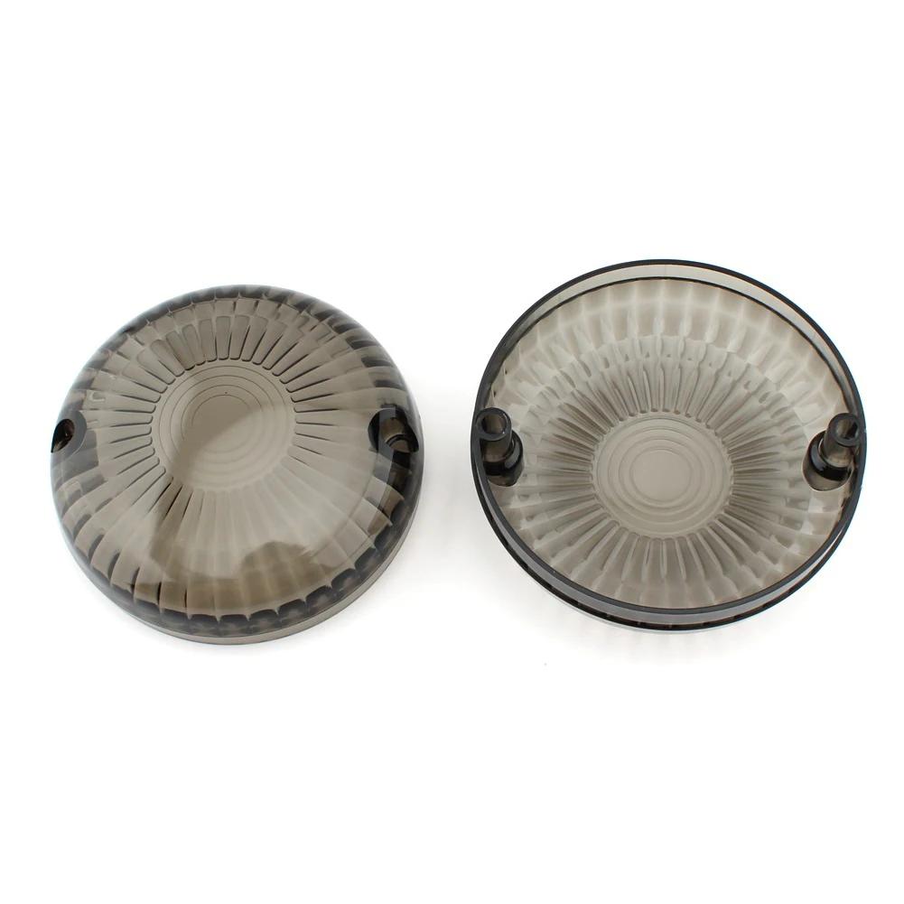 Motorcycle Smoke Clear Turn Signal Light Indicator Lens Cover For Yamaha V-Star 1100 650 Royal Star V-Max Cruisers MT274-003