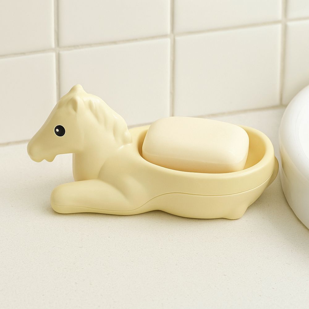 Drainable Cartoon Pig Soap Dish Cartoon Soap Container Decor Soap Holder Gift Idea