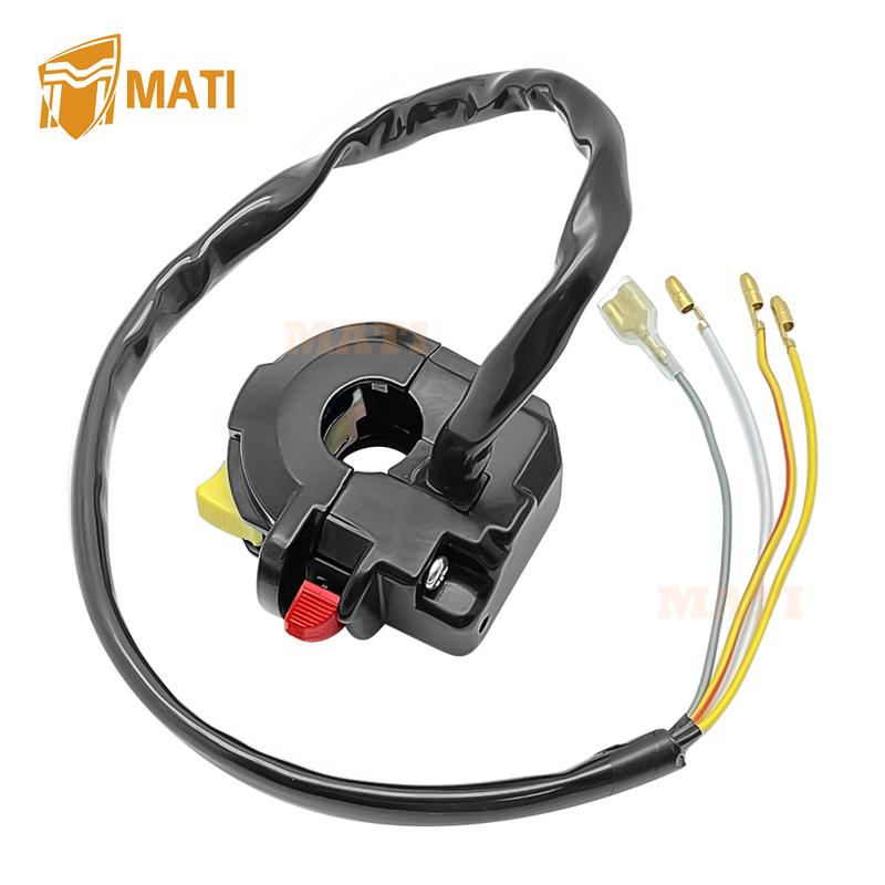 Handlebar Control Kill Stop Headlight Switch Button for Suzuki LT250R QuadRacer 250 LT230S QuadSport 230 1985-1986 37400-19A01