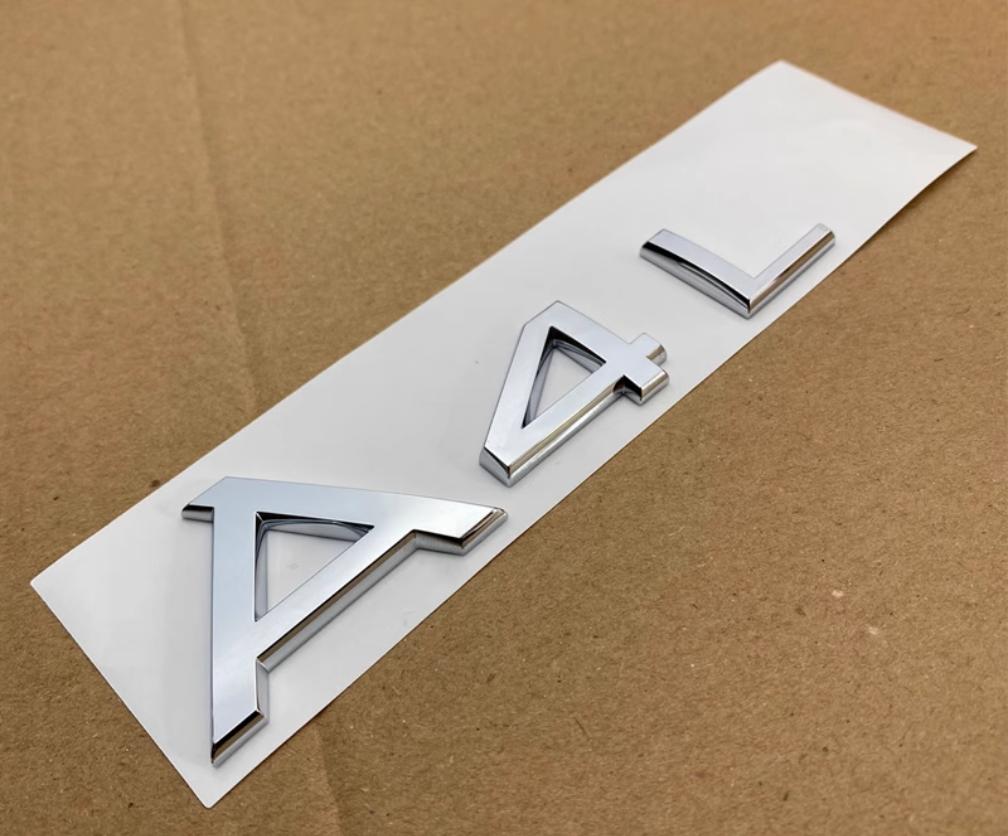 AAXP1 For A1 A3 A4 A5 A6 A7 A8 Q2 Q3 Q4 Q5 Q6 Q7 Q8 Letters Emblem Car Rear Boot Trunk Badge Sticker Decals 3D ABS Accessories