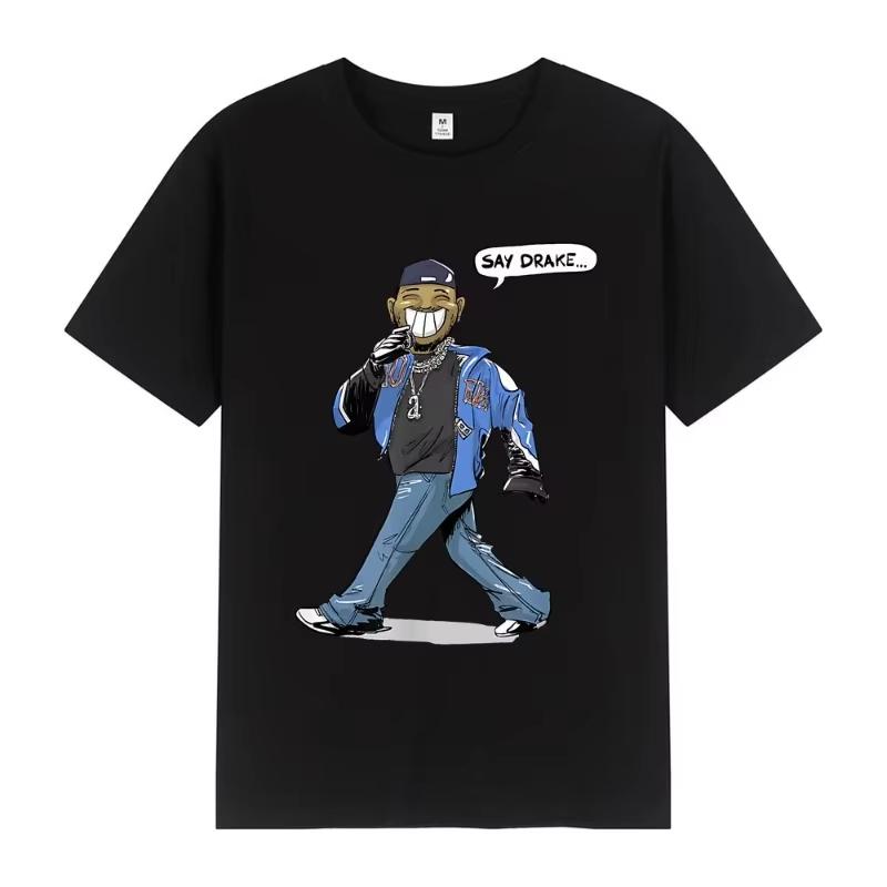 

Kendrick Lamar Say Drake Funny Meme T Shirts Men s Women Fashion Hip Hop Oversized T Shirt Summer Casual Cotton Loose T-shirt... 5XL