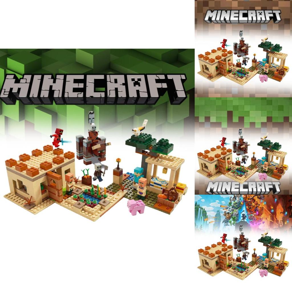 Compatible Lego My Villagers Attack 21160 Building Blocks Toy Set For Kids 800 Pieces