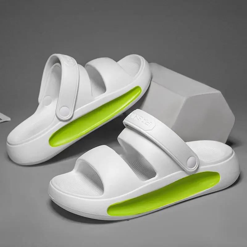Fashion Beach Men's Shoe Platform Slides Outdoor Eva Comfortable Fun Low Price Designer Luxury Rubber Elegant Y2k Original Male Slipper