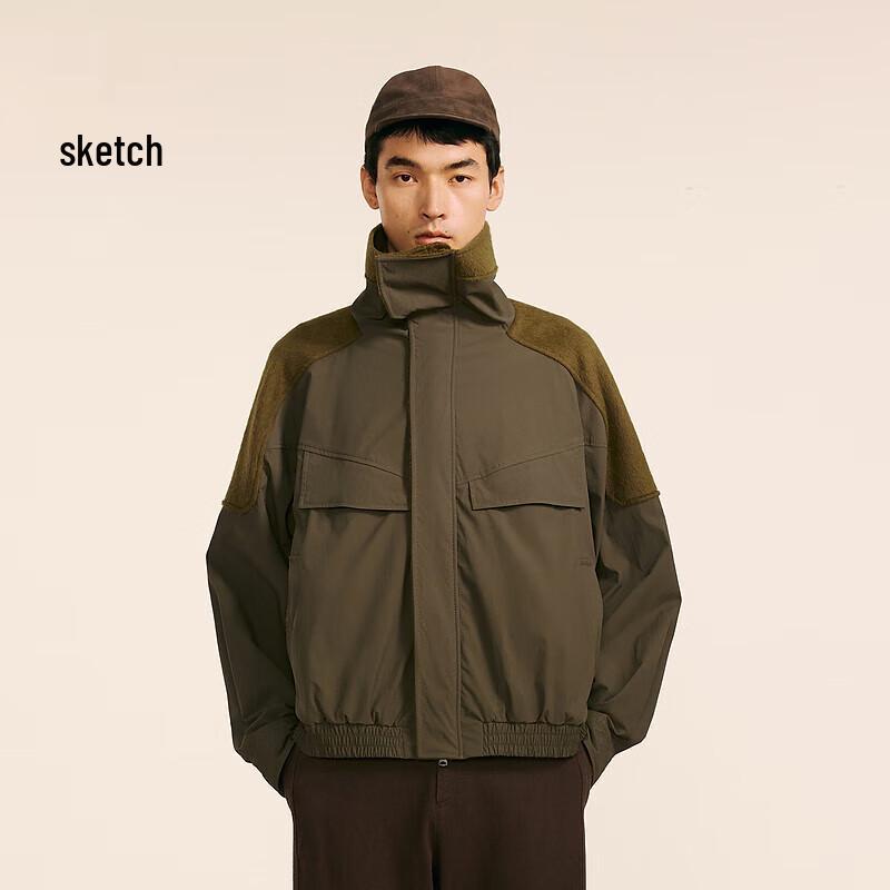 CROQUIS Men's 2024 Autumn Stand-Collar Casual Jacket