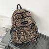 Original Japanese Harajuku Style Retro Leopard Print Student Backpack Korean Version Ulzzang Versatile Large Capacity