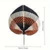 1pc Bamboo Woven Hand-woven Fan Summer Fan Literary Cooling Fan Creative Hand-cranked Fan Home Room Living Room Office Decor