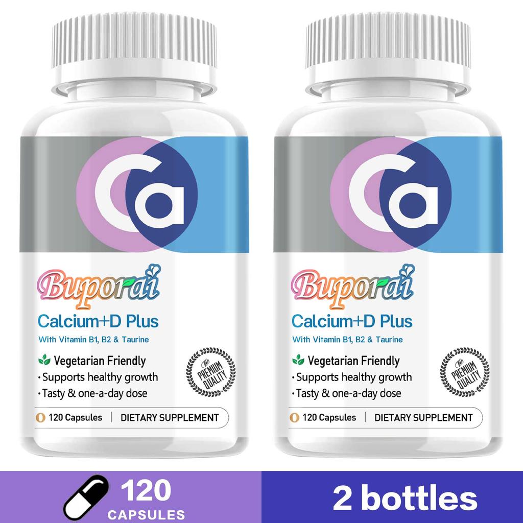 Buporai Calcium & Vitamin D Complex Capsules - Bone Health