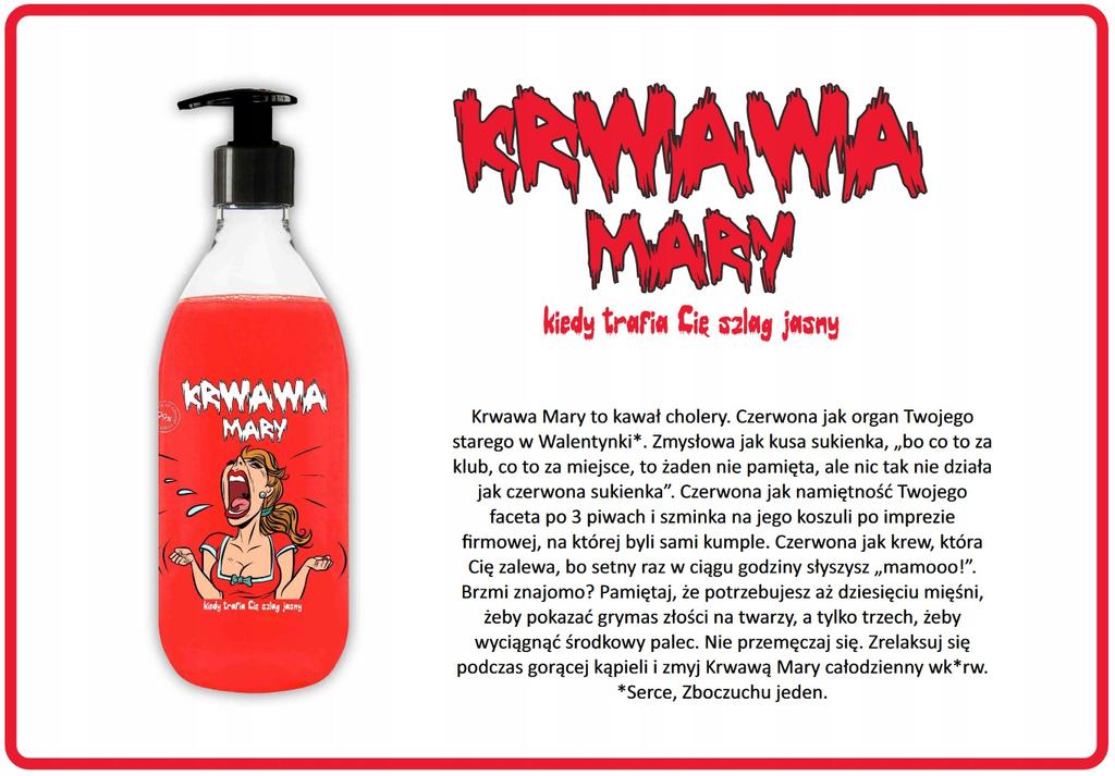 Żel pod prysznic Krwawa Mary LaQ 500 ml