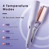 32mm Big Deep Wave Hair Curler Ceramic Hair Curling Iron 4 Temperature Adjustable Crimping Iron Styler Wand for All Hair Style