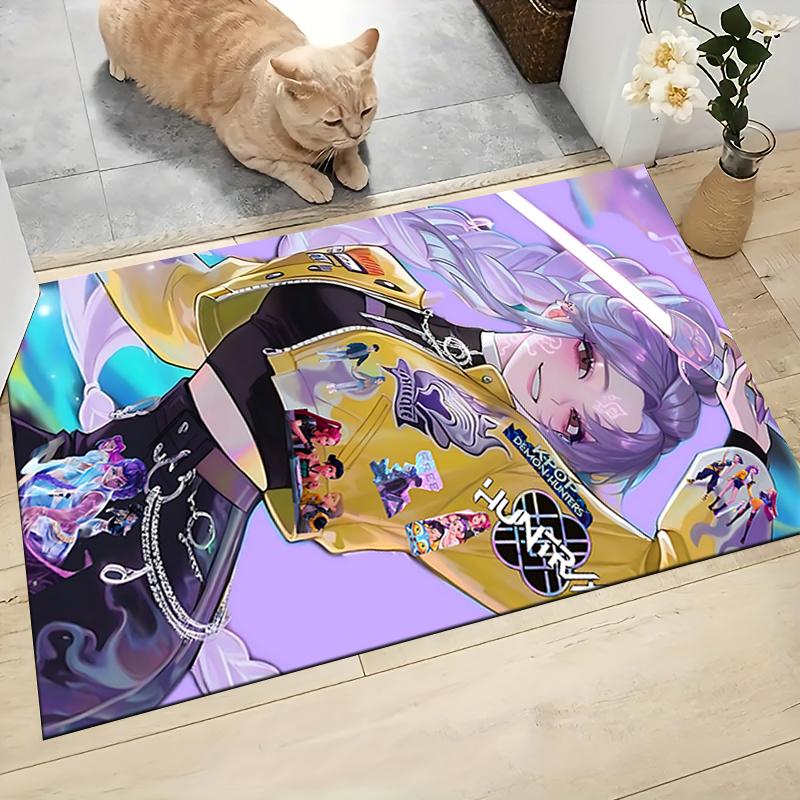 Fantasy Anime Characters Carpet Rug Soft Washable Antislip Home Living Room Sofa Mats Personalized Christmas Rug