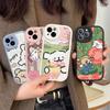 Maltese Cute Line Puppy Dog Phone Case For IPhone 16 15 14 13 12 11 Pro Max Plus Leather Soft Cover